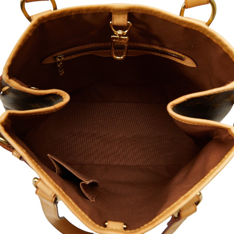 Louis Vuitton Monogram Batignol Vertical Tote Bag M51153 Brown PVC Leather  Louis Vuitton