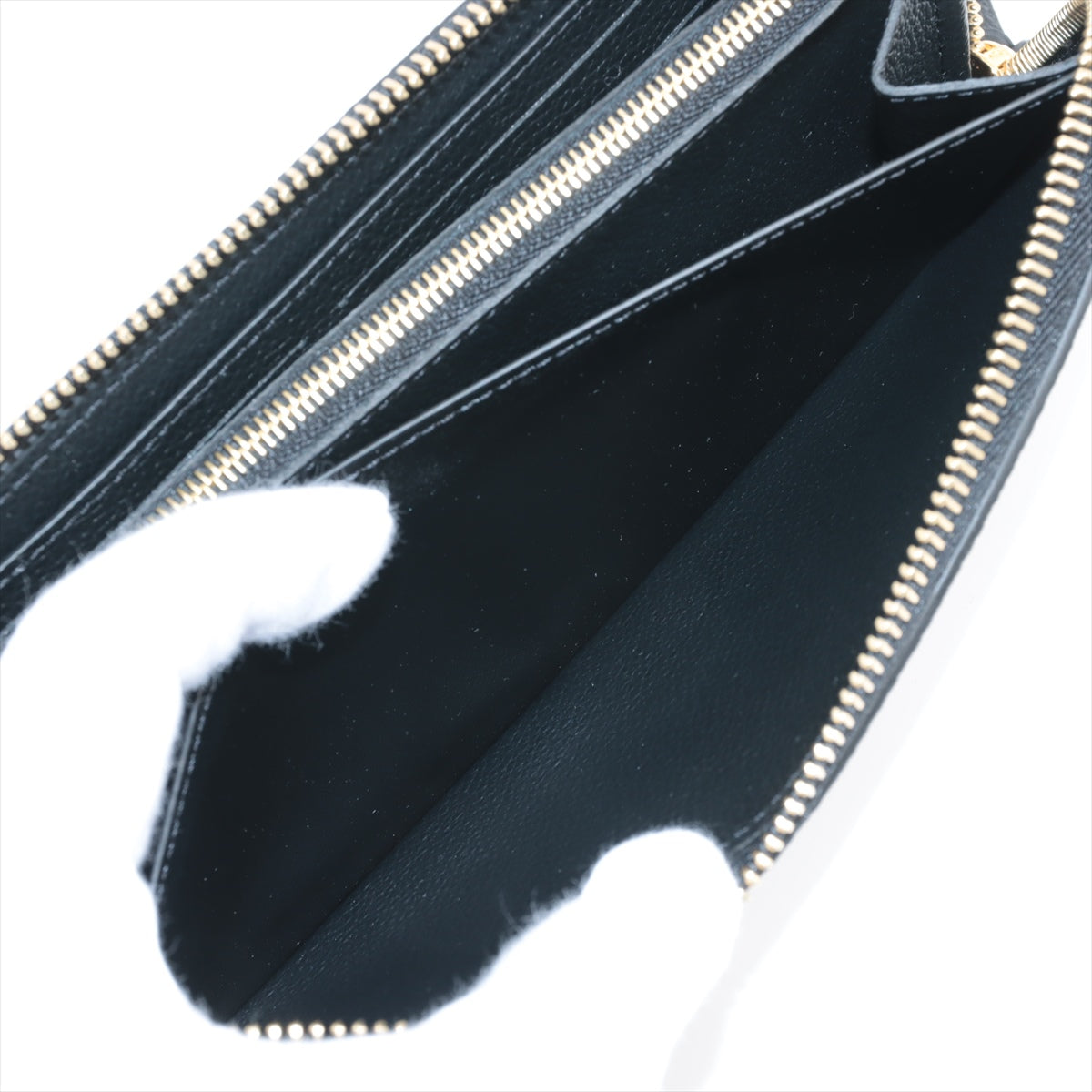 Louis Vuitton bicolor monogram implant Portefolio Clemence M82338 Noneir round zip wallet  reaction