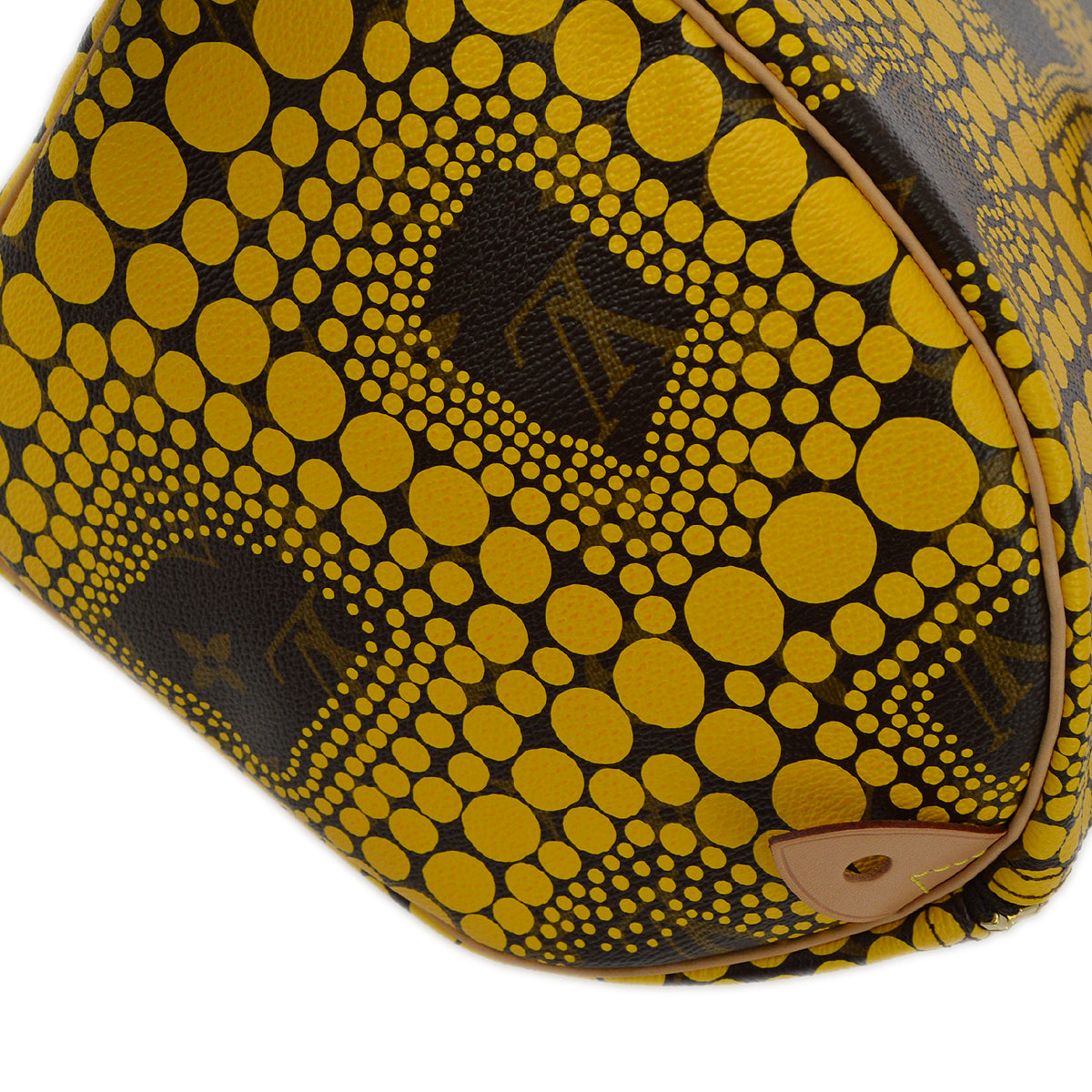 Louis Vuitton 2012 Yellow Pumpkin Dot Speedy 30 Handbag M40692
