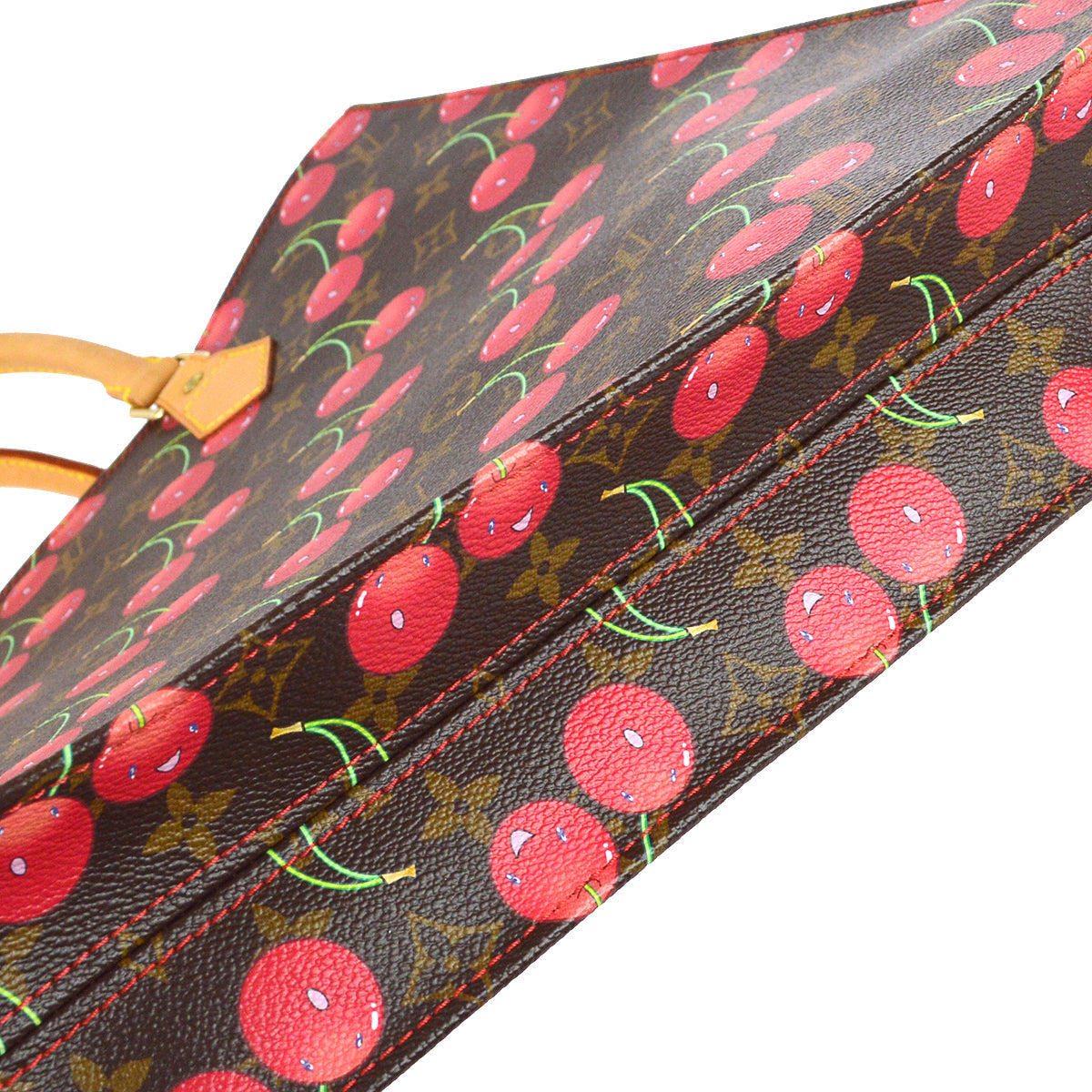 Louis Vuitton 2005 Sac Plat Monogram Cherry M95010
