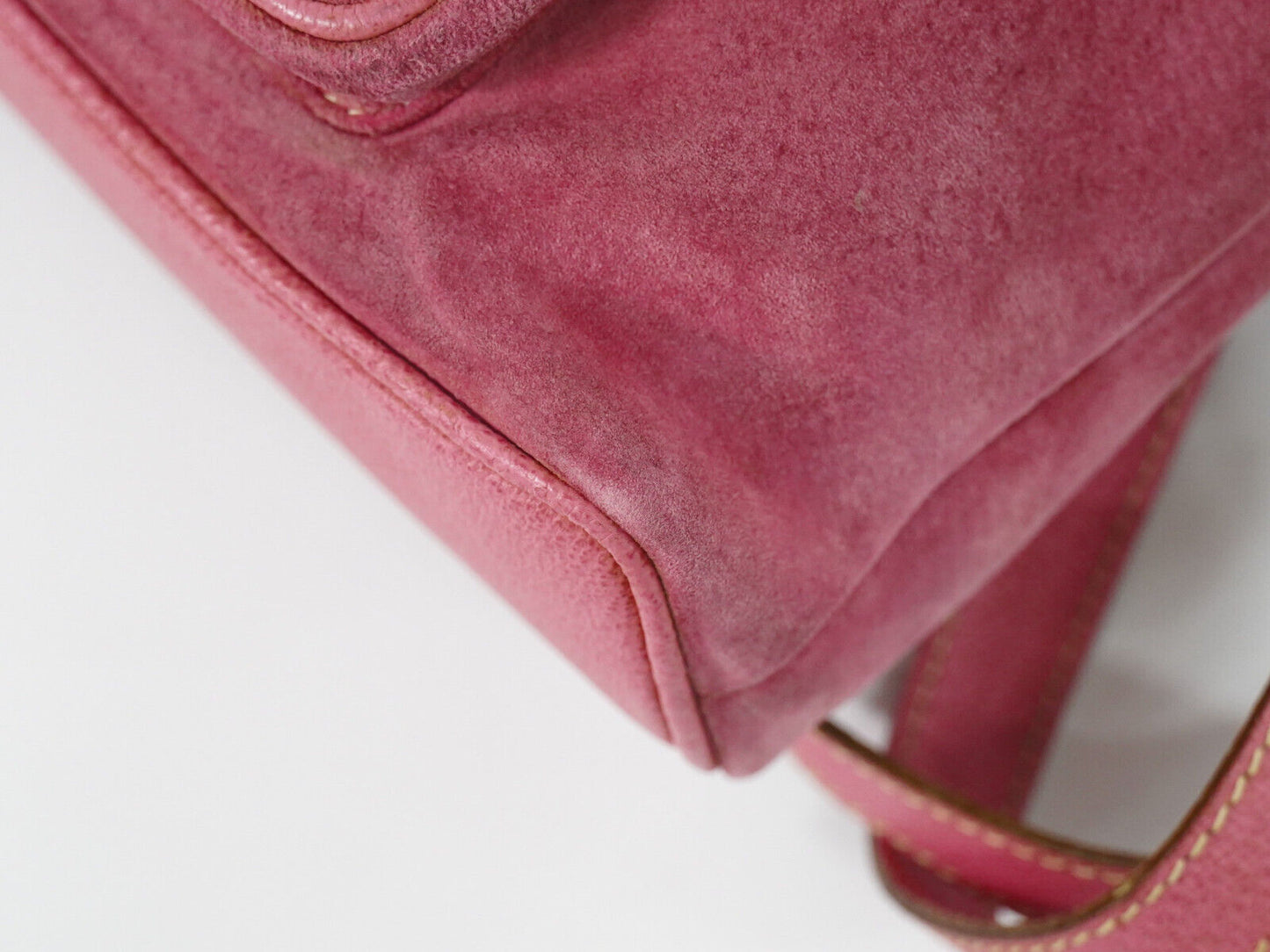 Gucci Bamboo  Suede Handbag ()