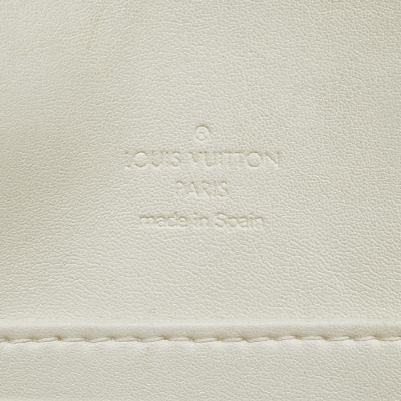 Louis Vuitton Monogram Vernis Thompson Street Shoulder Bag M91203 Pearl White Patent Leather  Louis Vuitton