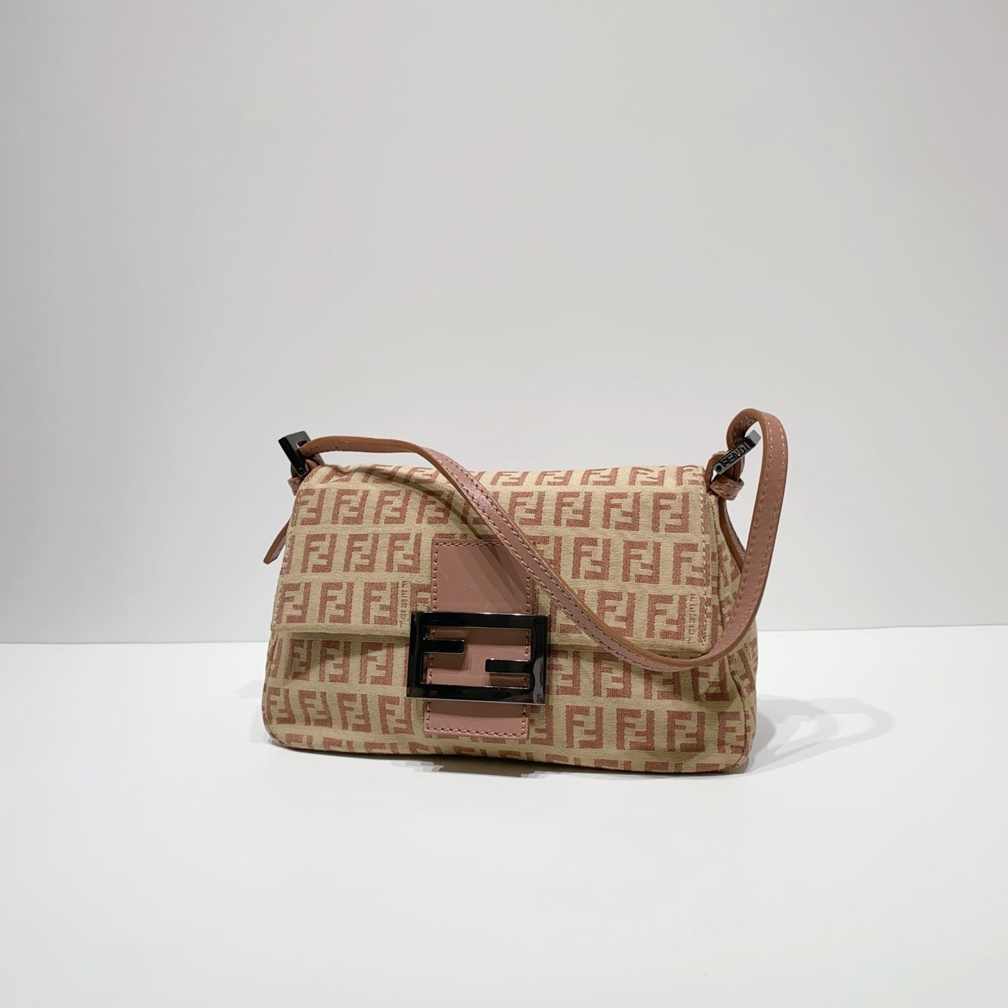 No.3972-Luxury FendiVintage Zucchino Mini Mama Baguette Bag