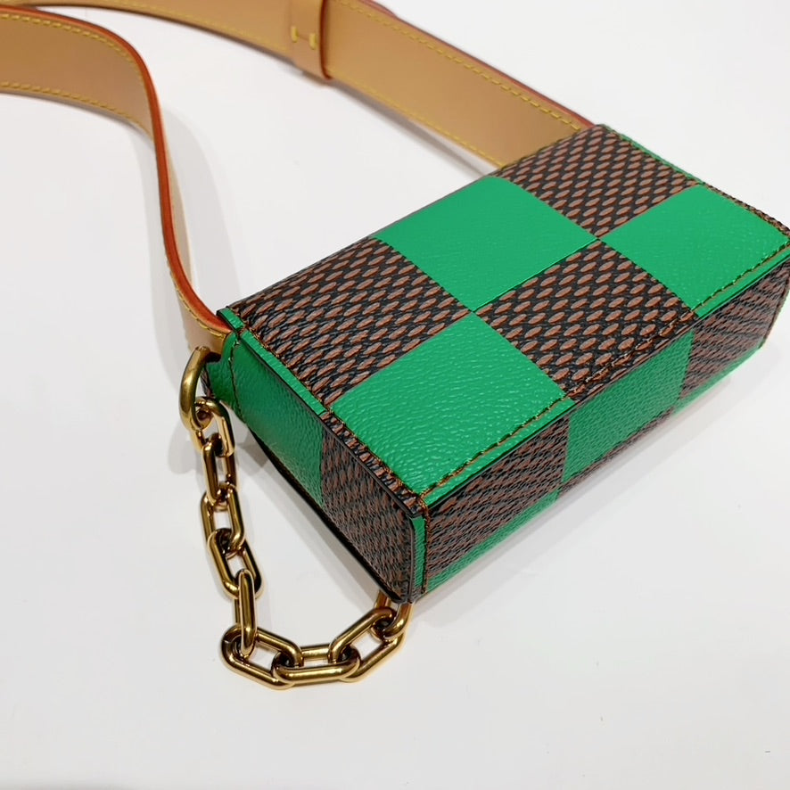 No.001665-5-Louis Vuitton Micro Steamer Damier