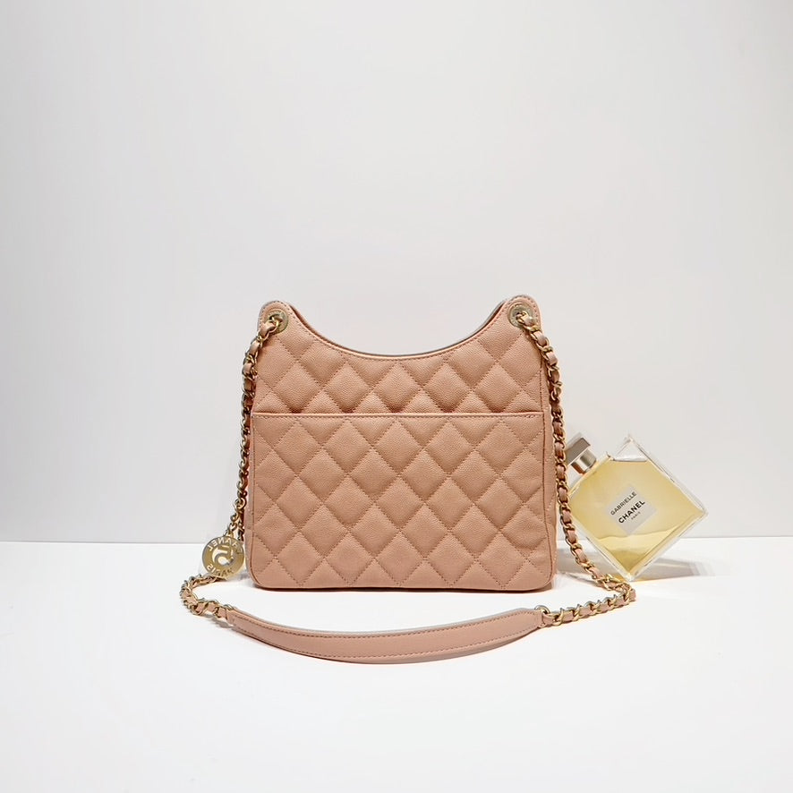 No.4068-Chanel Large Caviar Wavy CC Hobo Bag (Brand New / 全新貨品)
