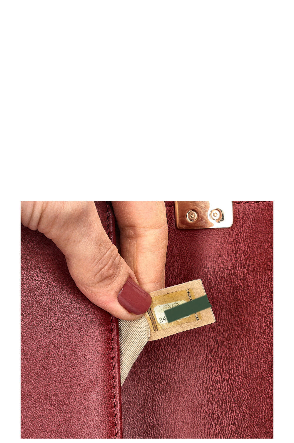 CHANEL Boy Bag Chain Quilted Red