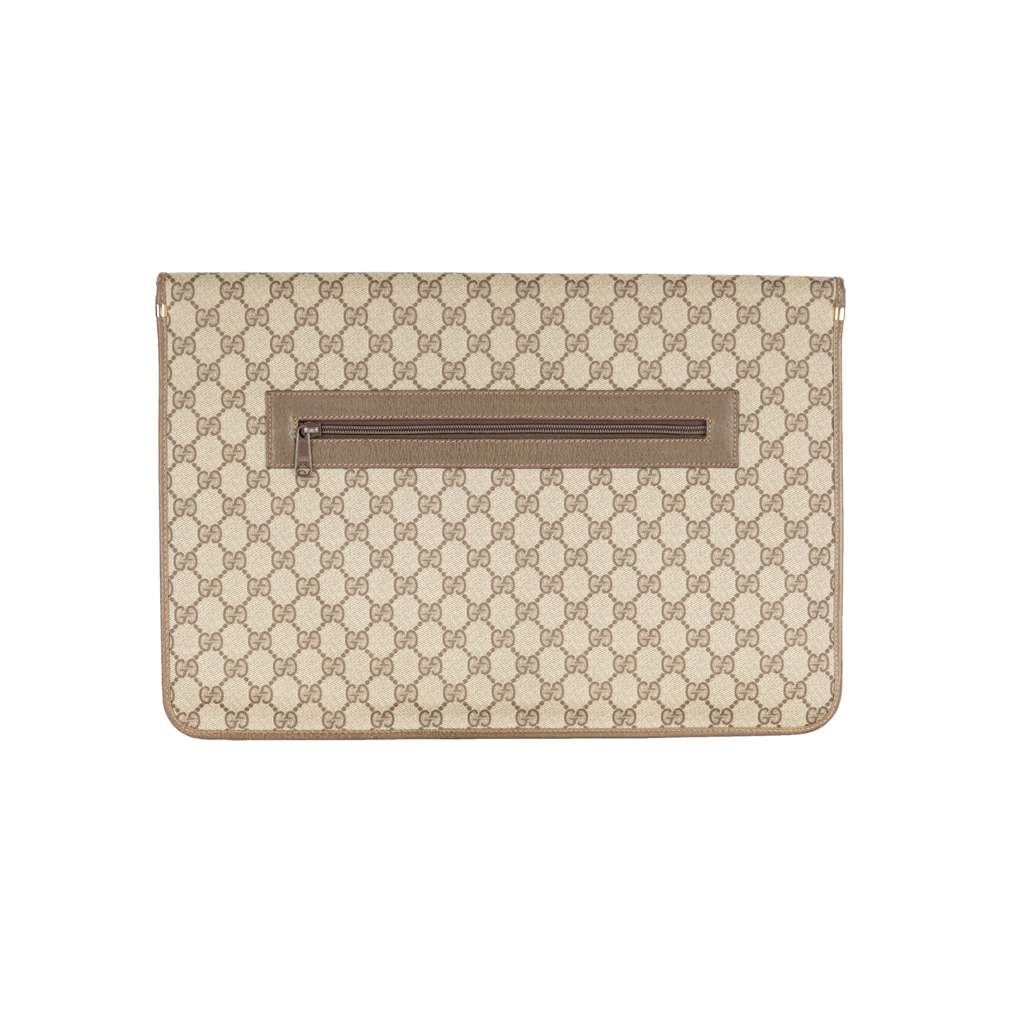 Luxury Gucci Trending 2025 Monogram Canvas A4 Document Holder Pochette - '90s