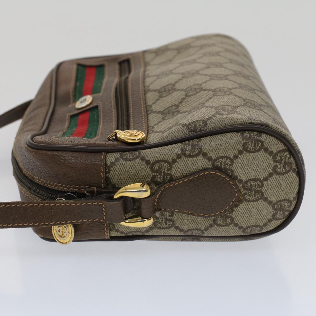 Luxury Gucci Trending 2025 GG Canvas Web Sherry Line Shoulder Bag Beige Red Green