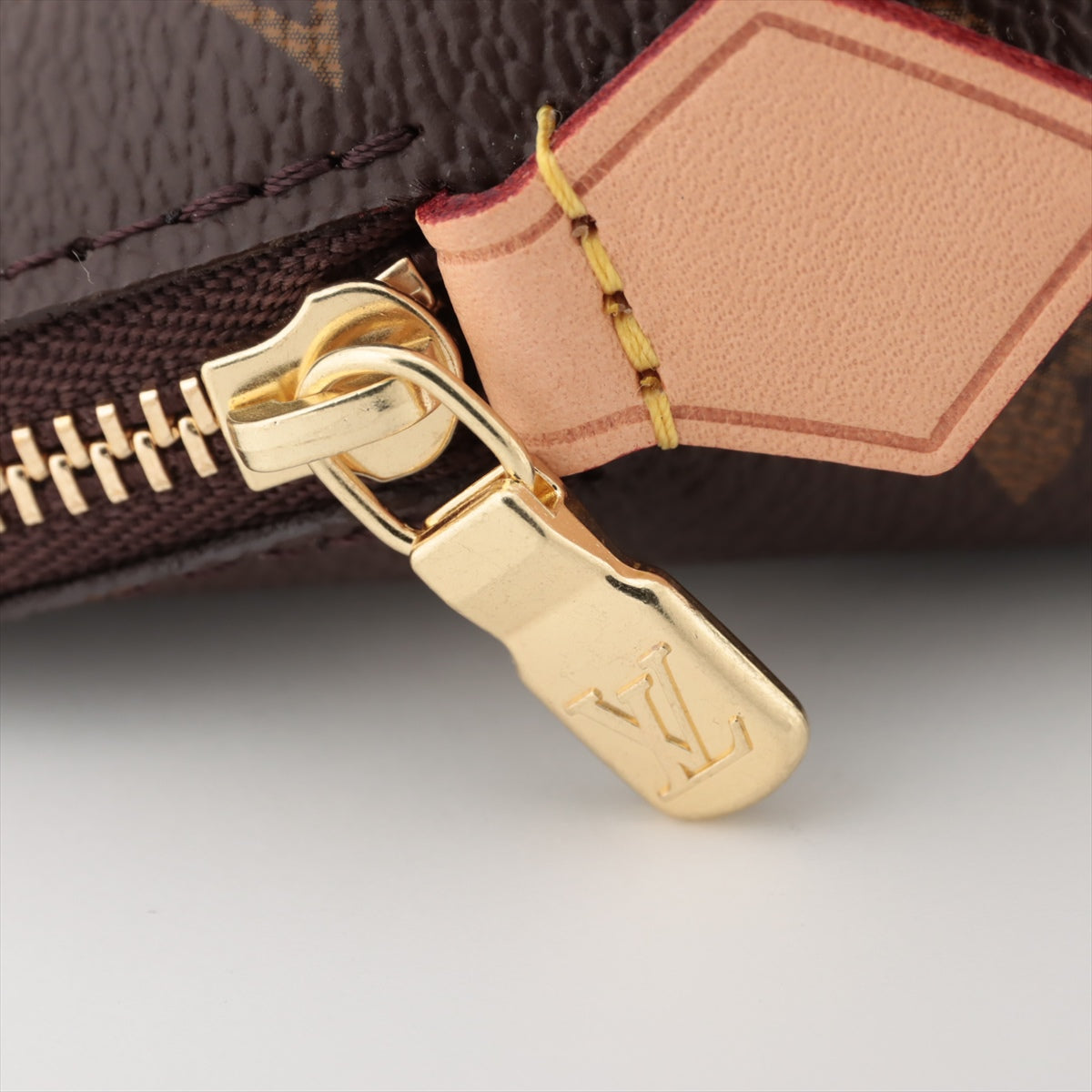 Louis Vuitton Monogram Pochette Cosmetics M47515 Brown Pochette