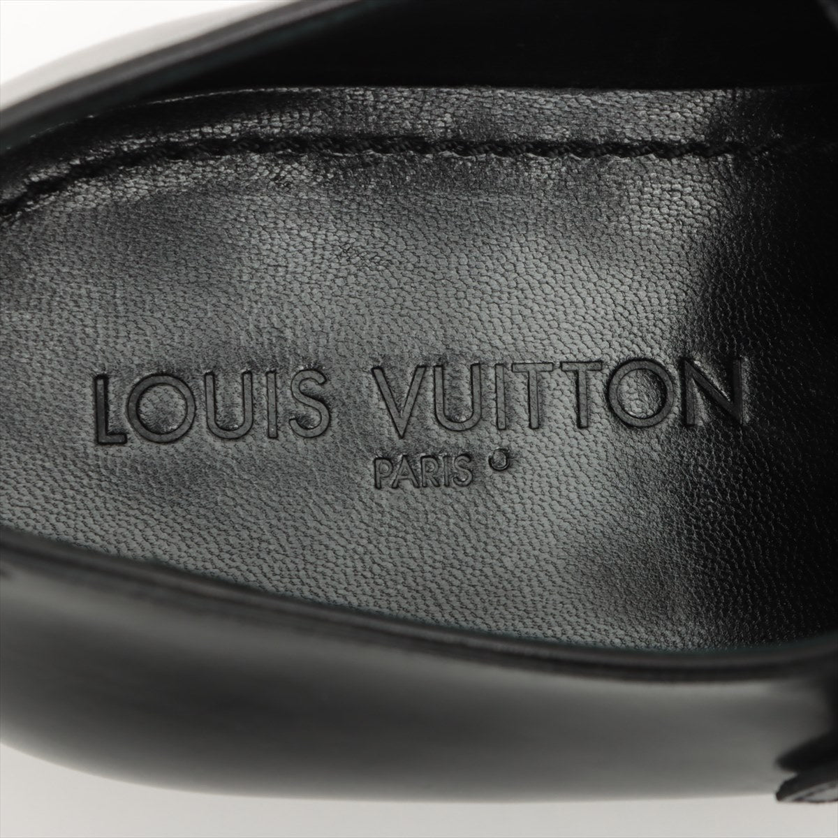 Louis Vuitton 06  Leather Shoes 8.5 Black NI0036