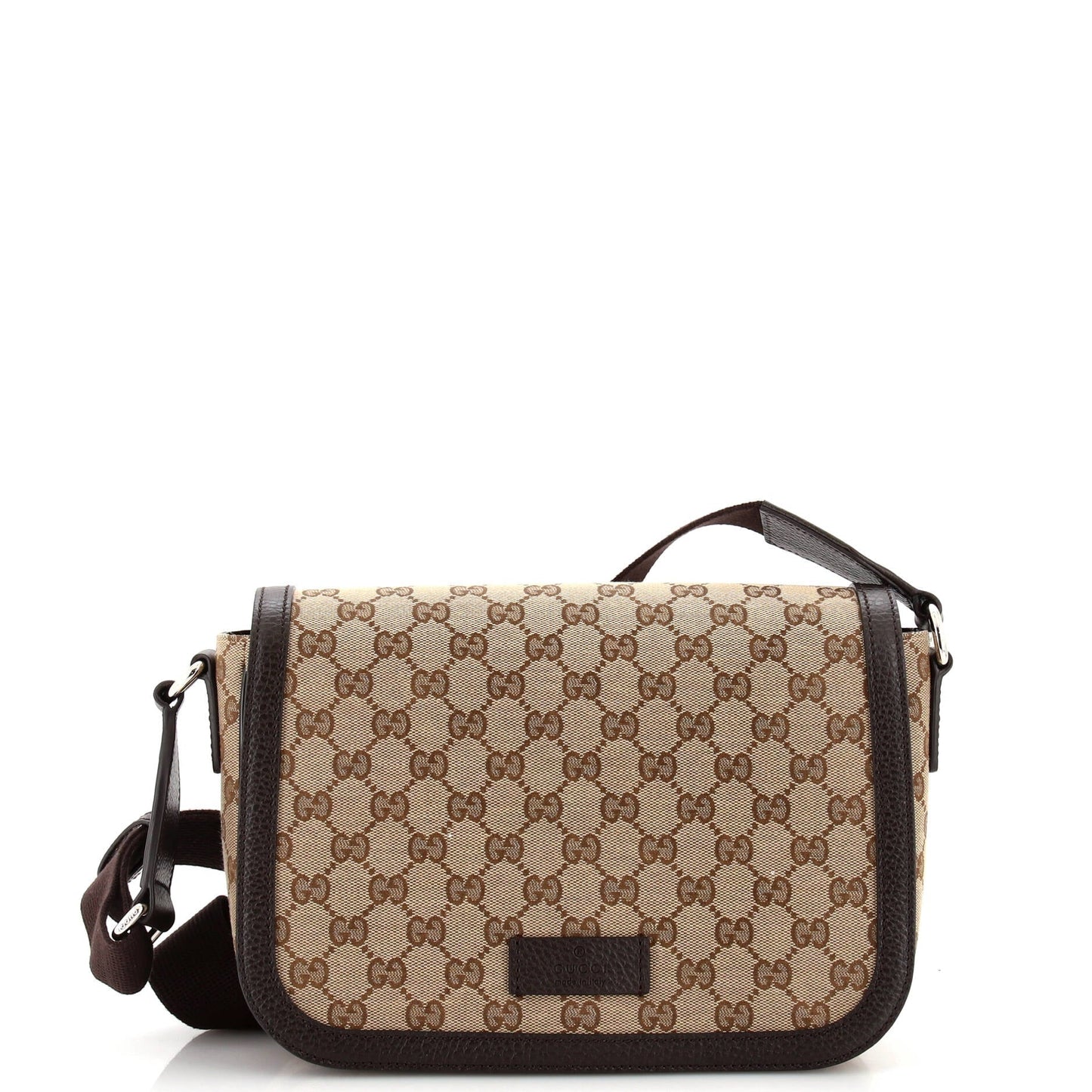 Luxury Gucci Trending 2025 Flap Messenger Bag GG Canvas Small