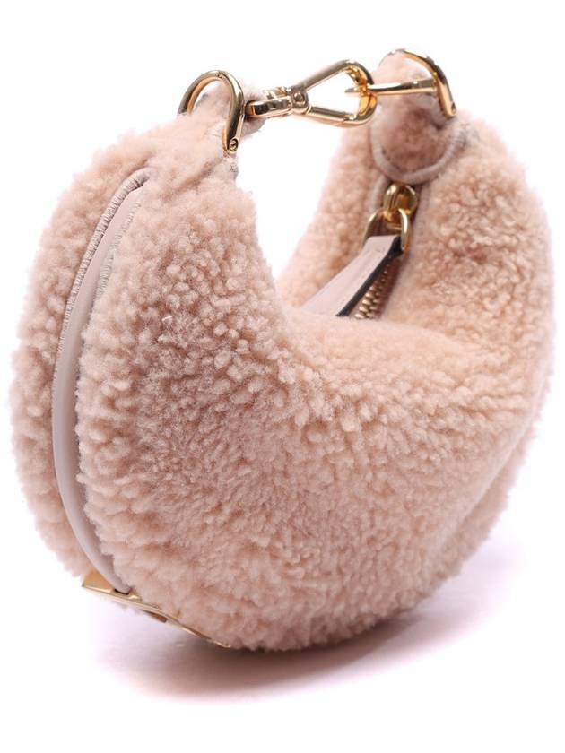 Luxury Fendi Nano Luxury Fendigraphy Charm Tote Bag Pink