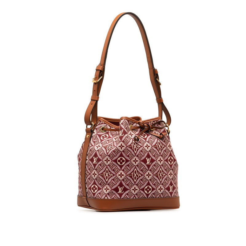 Louis Vuitton Monogram Putinoe SINCE 1854 Shoulder Bag M57154 Wine Red Brown Canvas Leather  Louis Vuitton