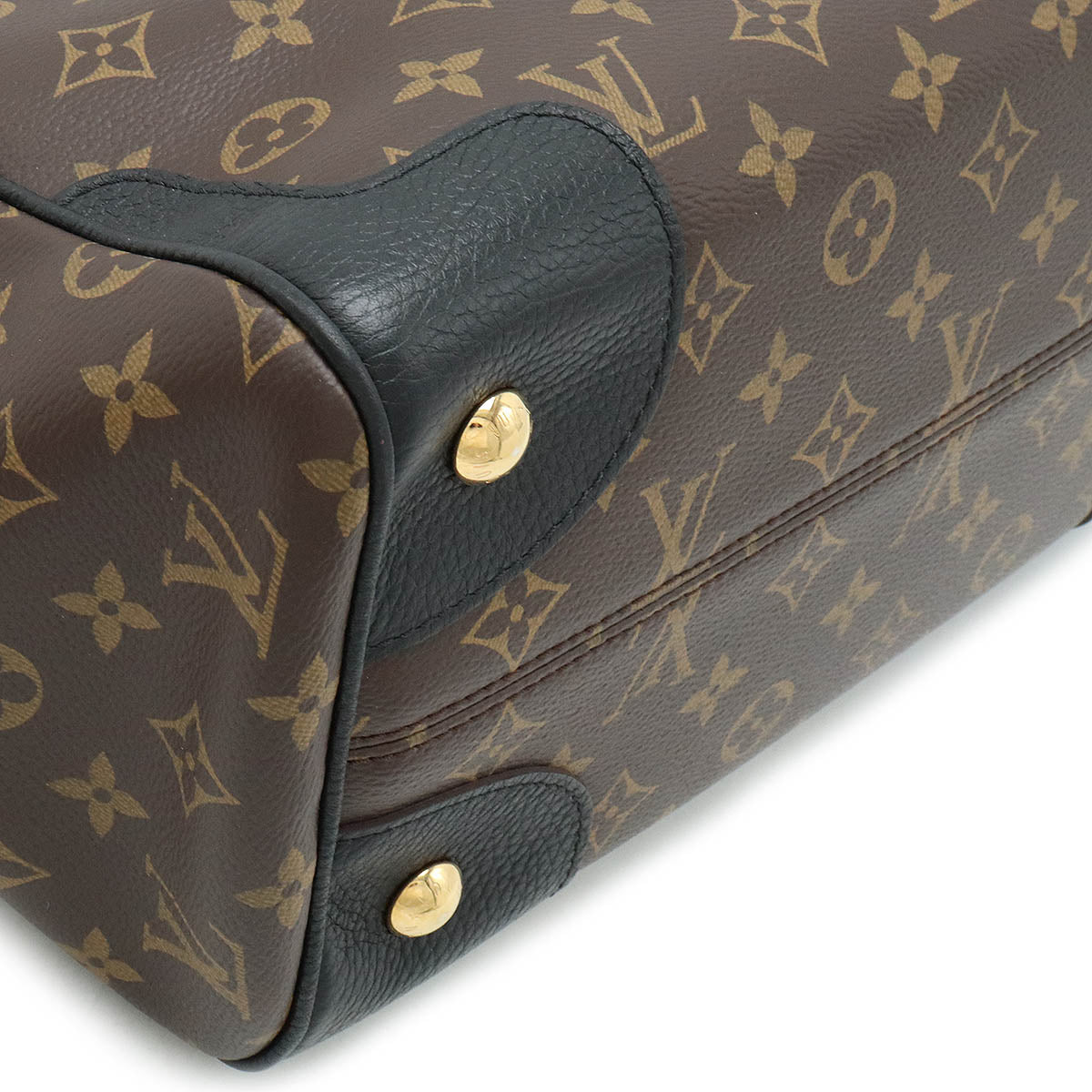 Louis Vuitton Monogram Estrer Tote Bag Semi-Sharder Leather Noneir Black M51192