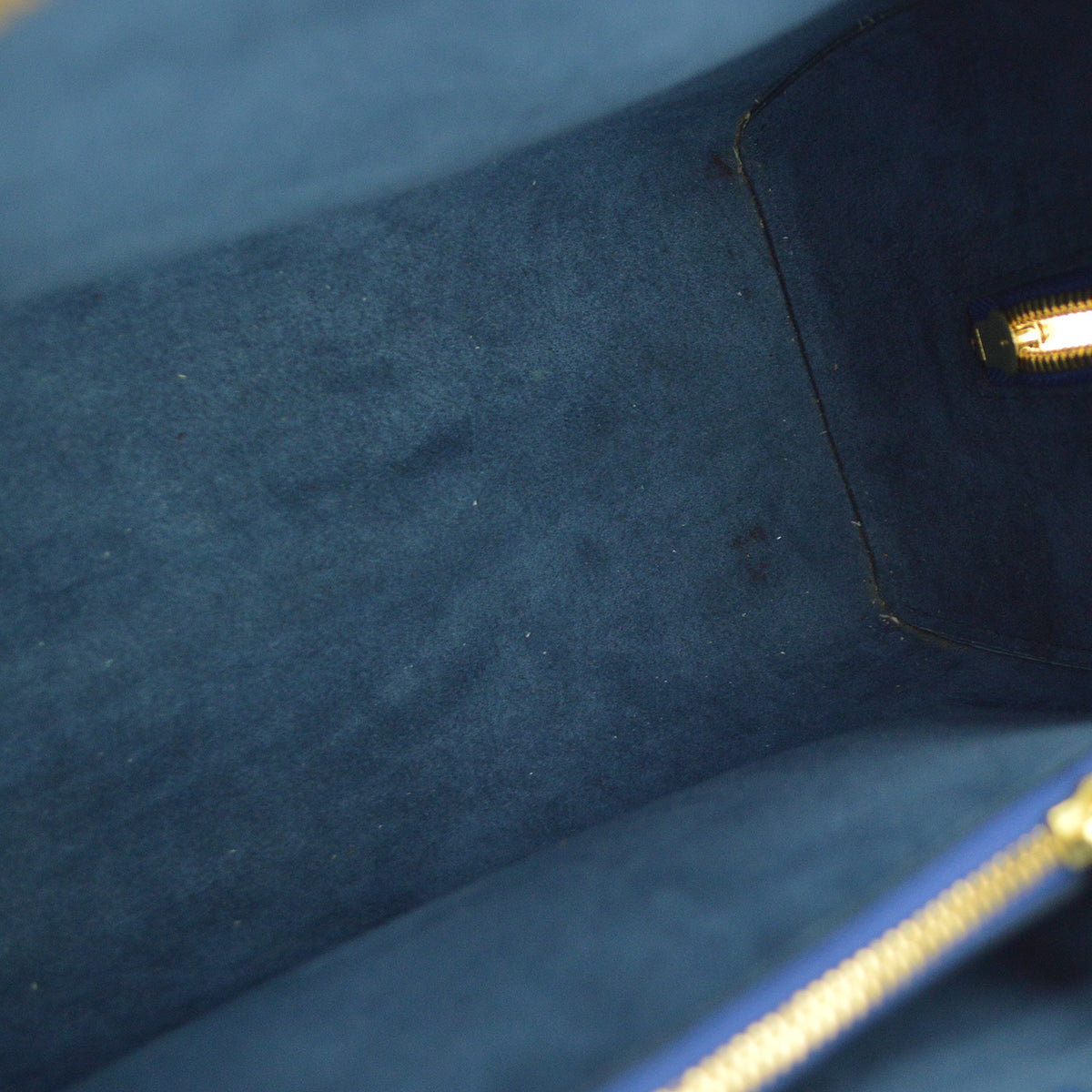 Louis Vuitton 1998 Blue Epi Pont Neuf Handbag M52055