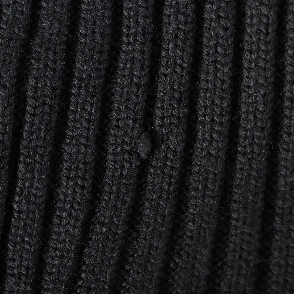 Louis Vuitton 18AW Wool s One Earrings L  Black RW182W Nonerth Sleeve Sealed