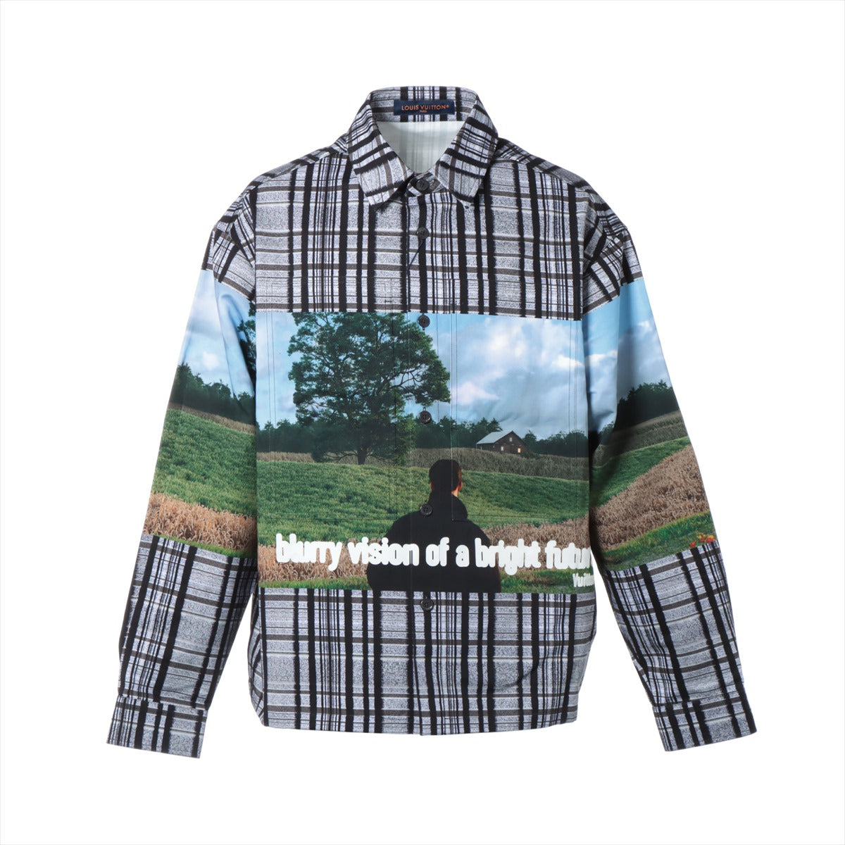Louis Vuitton 23AW Cotton  L  Multicolor RM232 Printed Over Size 1ABY24
