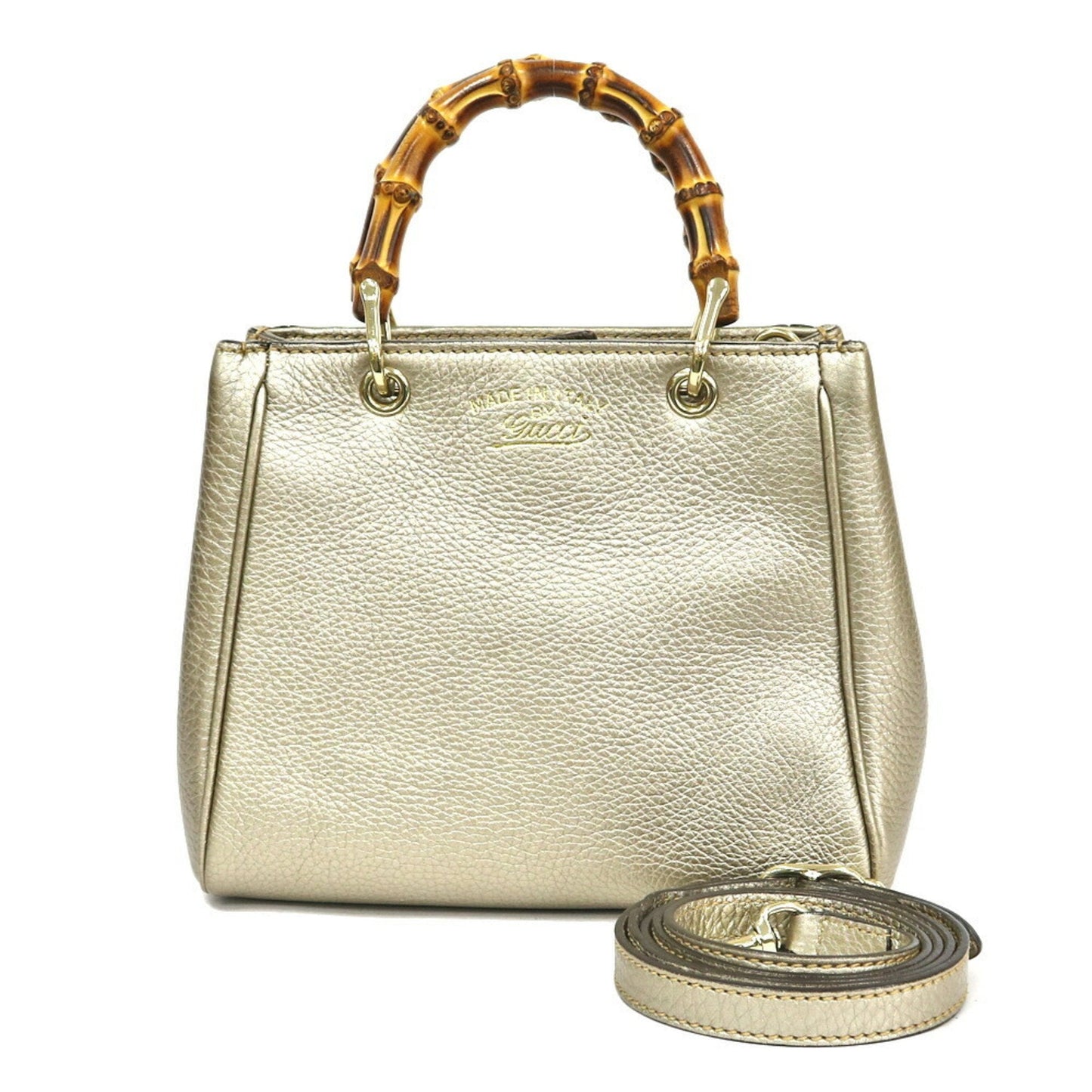 Luxury Gucci Trending 2025 Bamboo  Leather Shoulder Bag ()