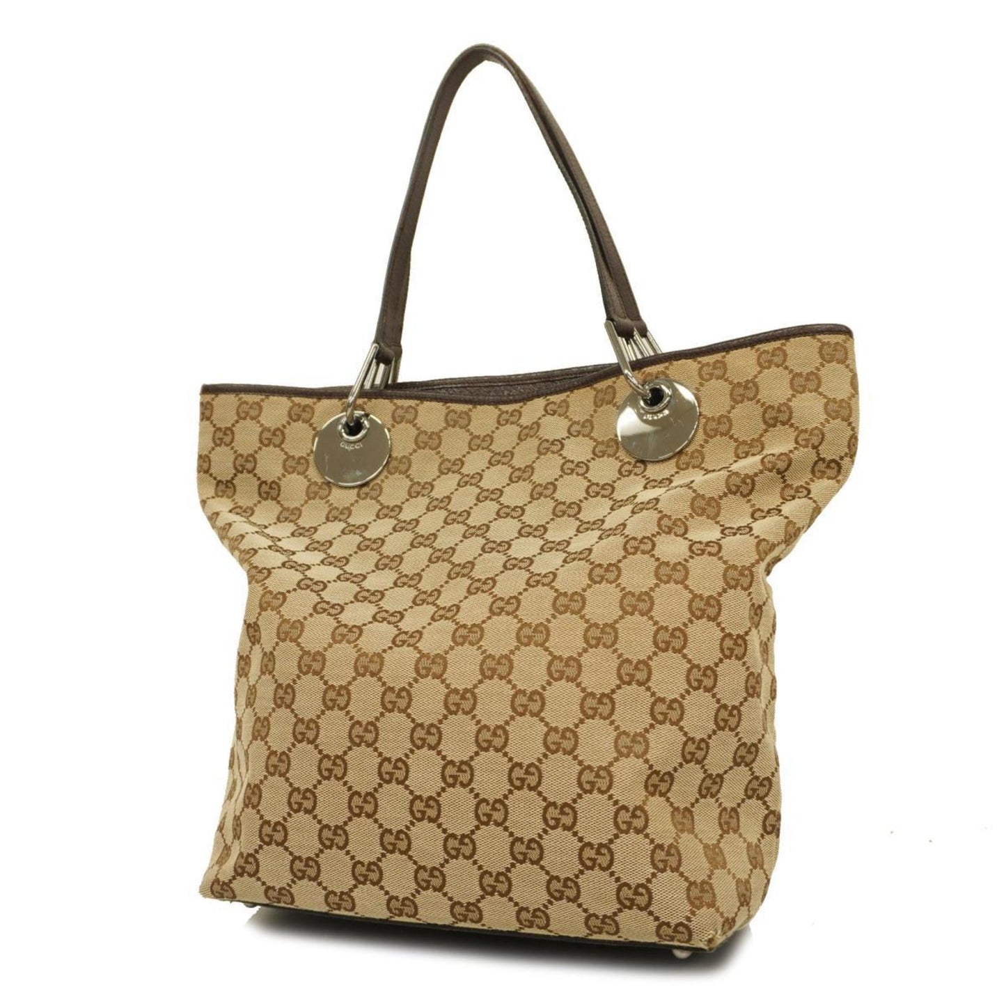 Gucci Gg Canvas  Canvas Tote Bag