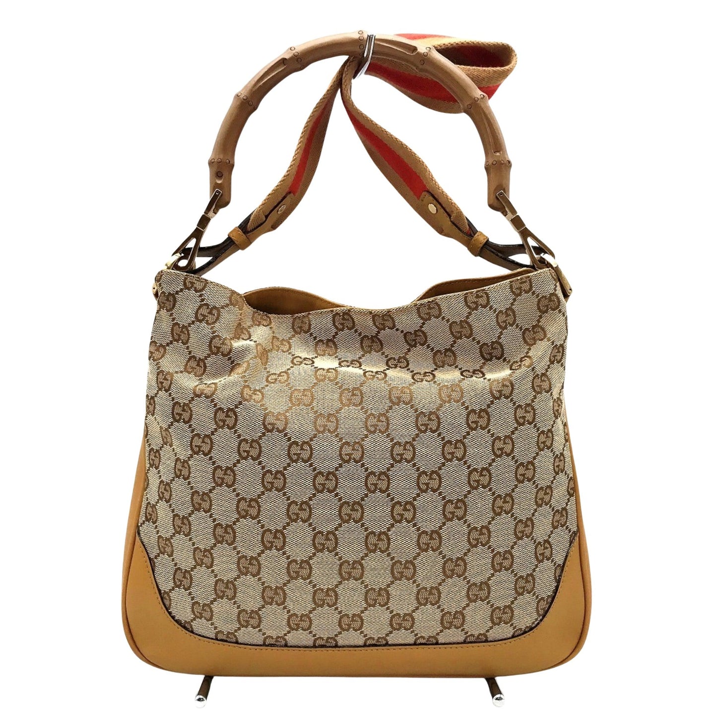 Luxury Gucci Trending 2025 Bamboo  Canvas Shoulder Bag ()