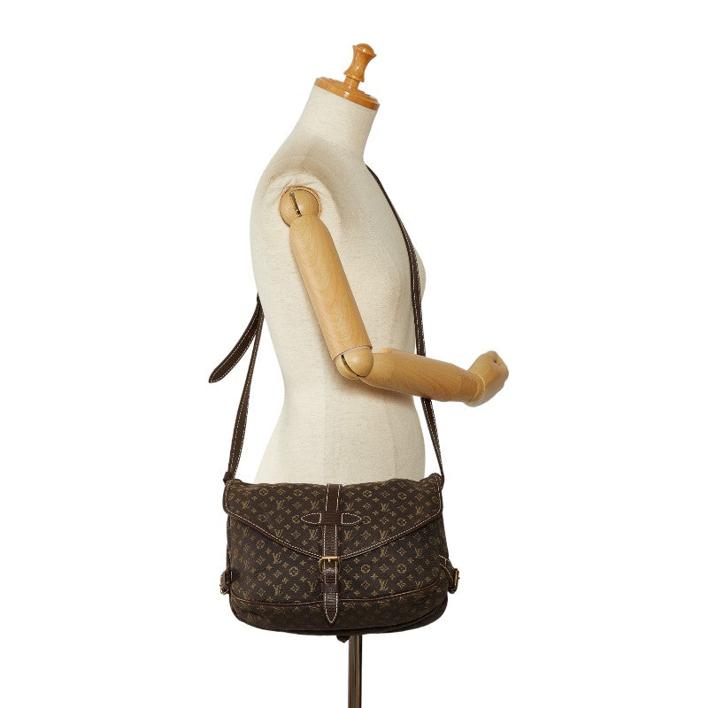 Louis Vuitton Monogram Mini Summour 30  Shoulder Bag M95227 Brown Canvas Leather  Louis Vuitton