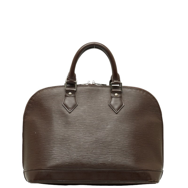 Louis Vuitton Epi Alma Handbag M5214D Mocha Brown Leather  Louis Vuitton