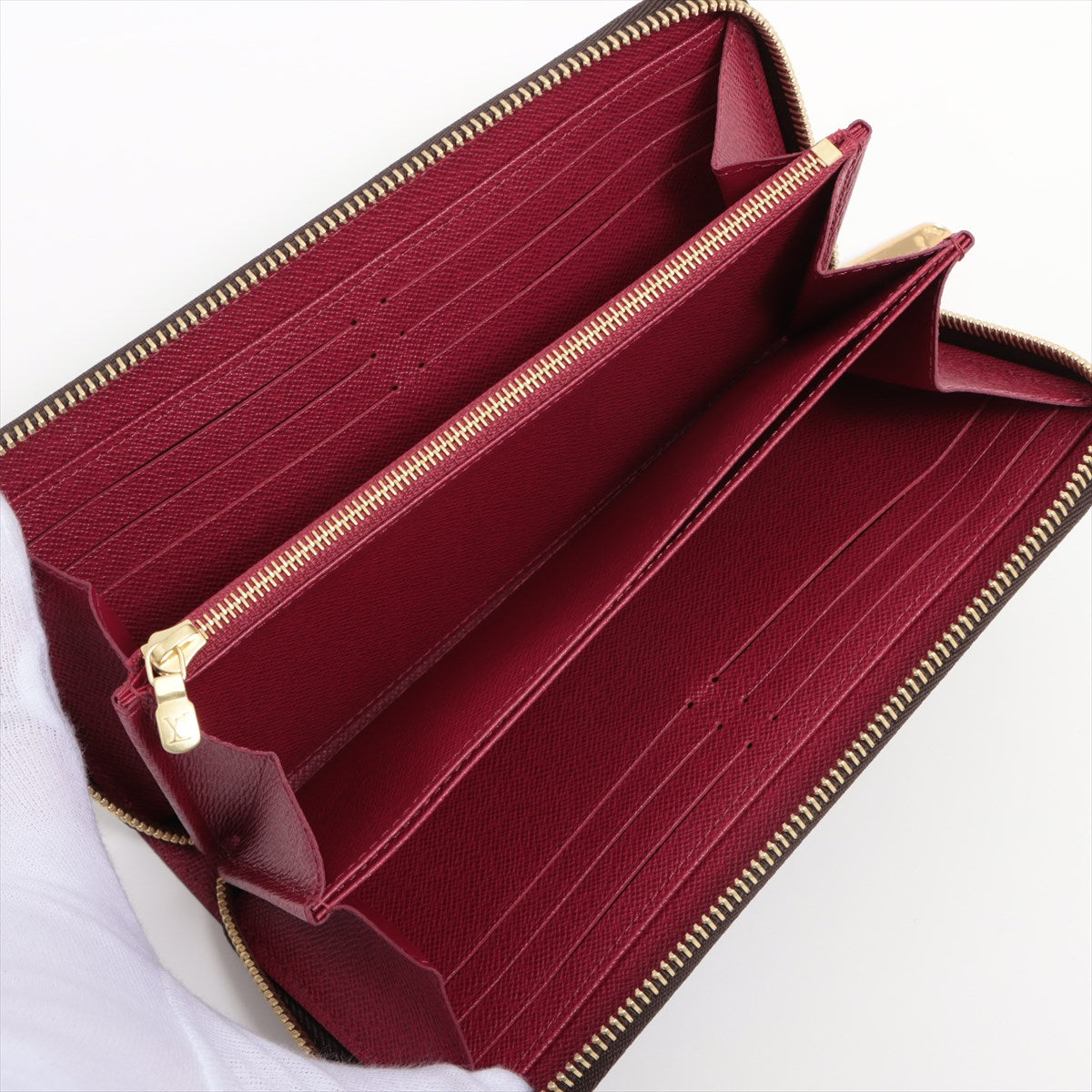Louis Vuitton Monogram  Wallet M41895 Fushai Round Zip Wallet