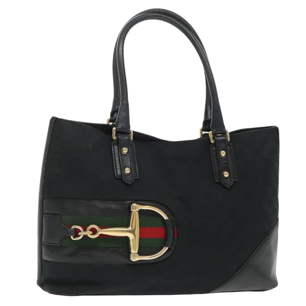 Gucci Horsebit  Canvas Tote Bag