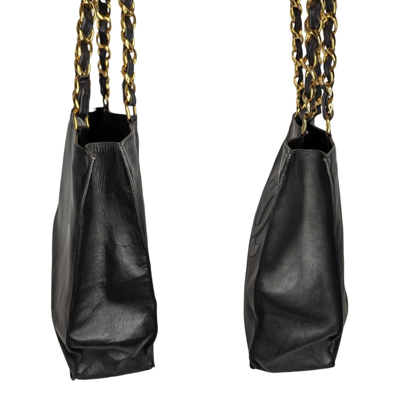 Luxury Chanel bag Vintage Calfskin CC Chain XL Shopper Tote