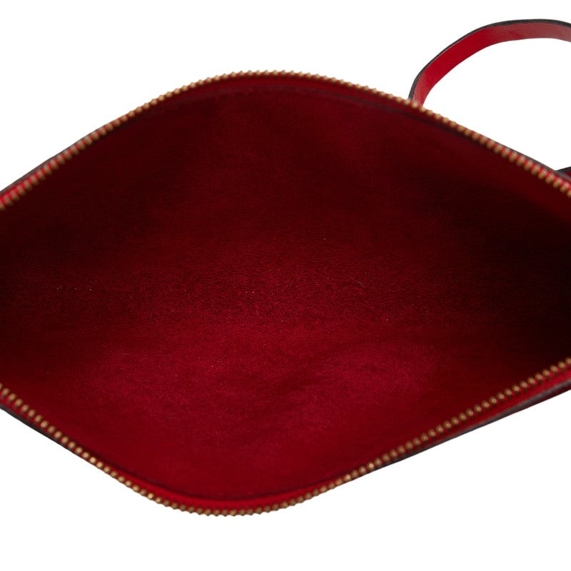 Louis Vuitton Epi Pochette Accessories Handbag Accessories Pochette M52957 Castilian Red Leather  Louis Vuitton