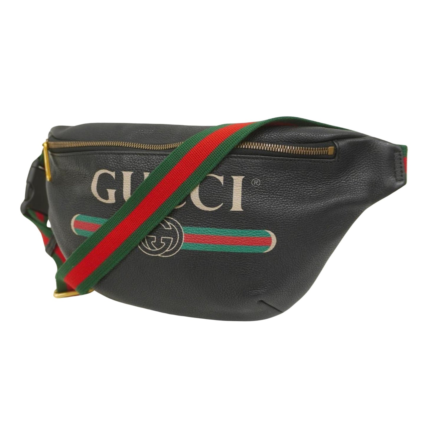 Luxury Gucci Trending 2025 Gg Imprimé  Leather Shoulder Bag ()
