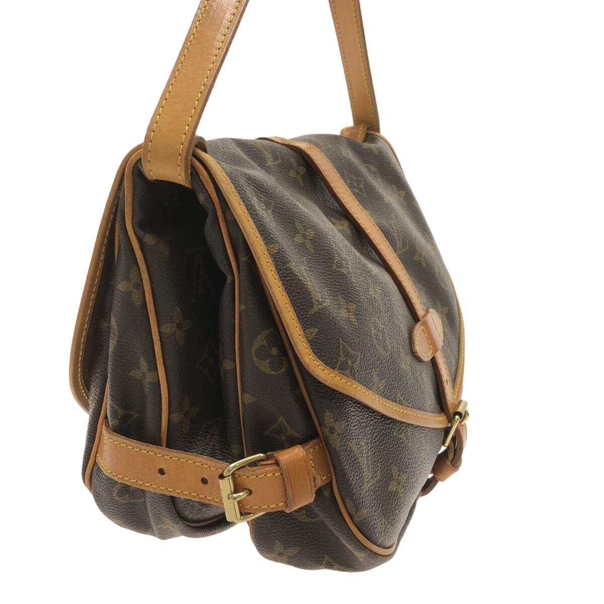 Louis Vuitton Saumur 30  Canvas Shoulder Bag ()