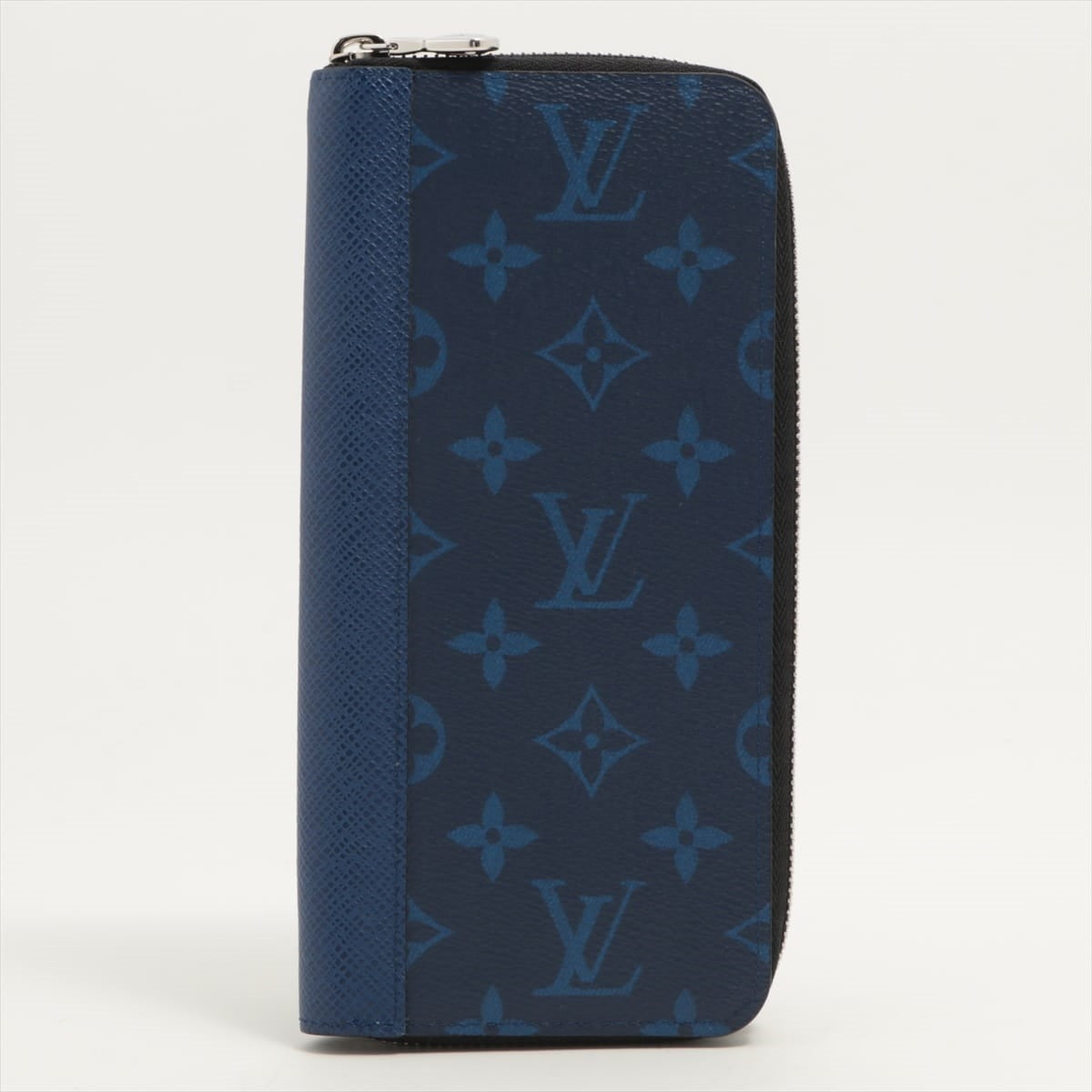 Louis Vuitton Zippy Vertical M30447 Cobalt Round Zip Wallet