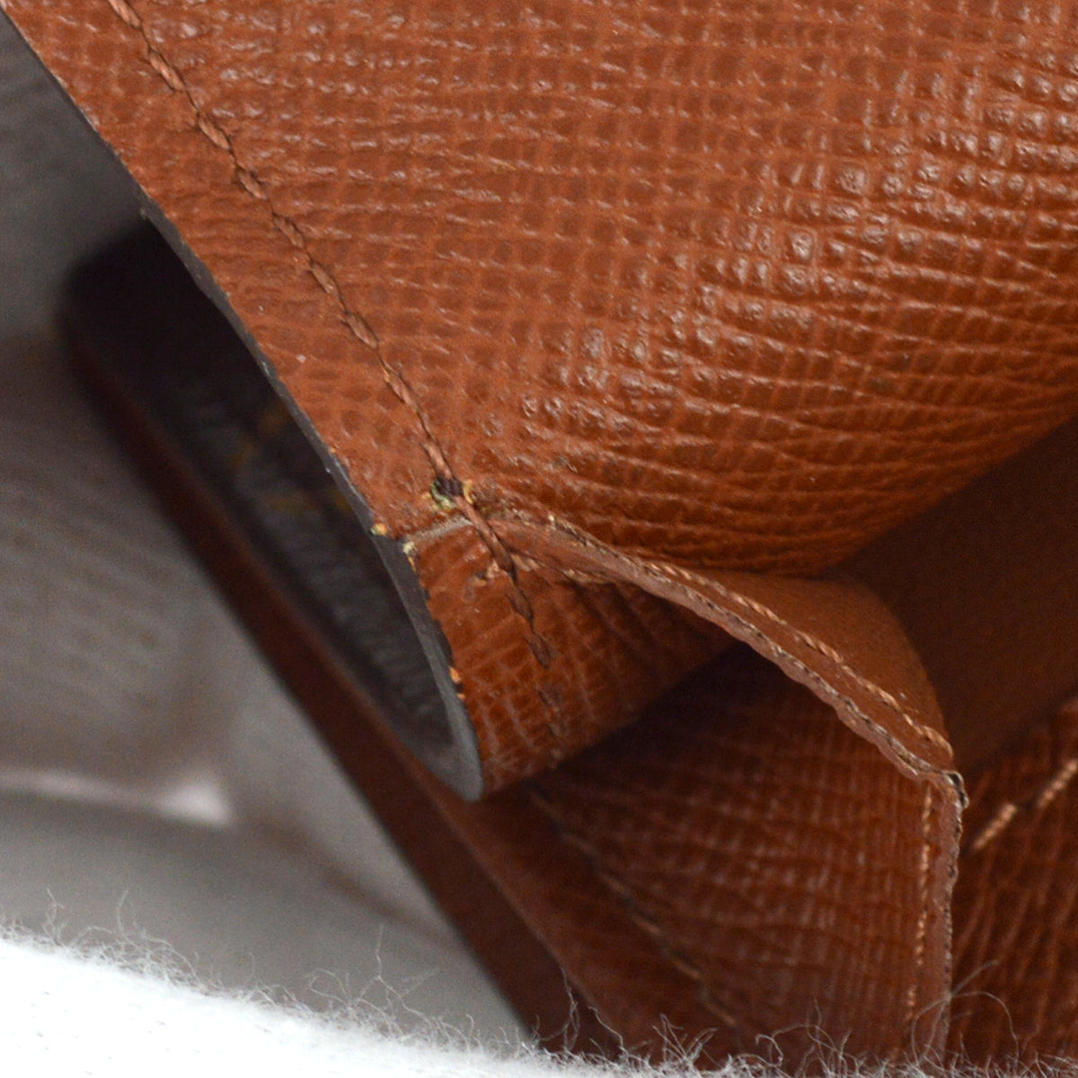 Louis Vuitton Monogram Porte Monnaie Plat Coin Case Wallet M61930