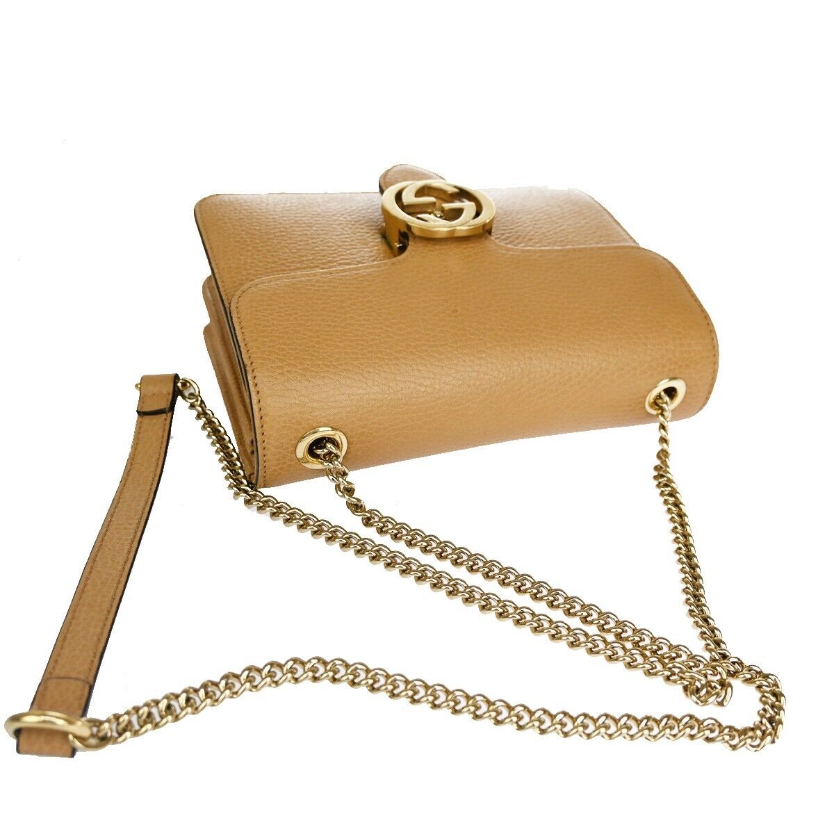 Gucci Interlocking G  Leather Shoulder Bag ()