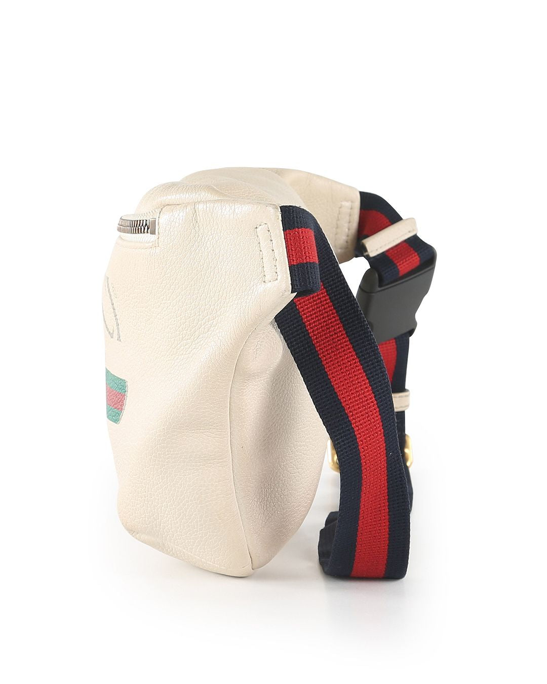 Gucci Beige Calfskin Leather Waist Bag