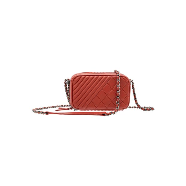 Luxury Chanel Coco Boy Camera Bag Quilted Leather Mini