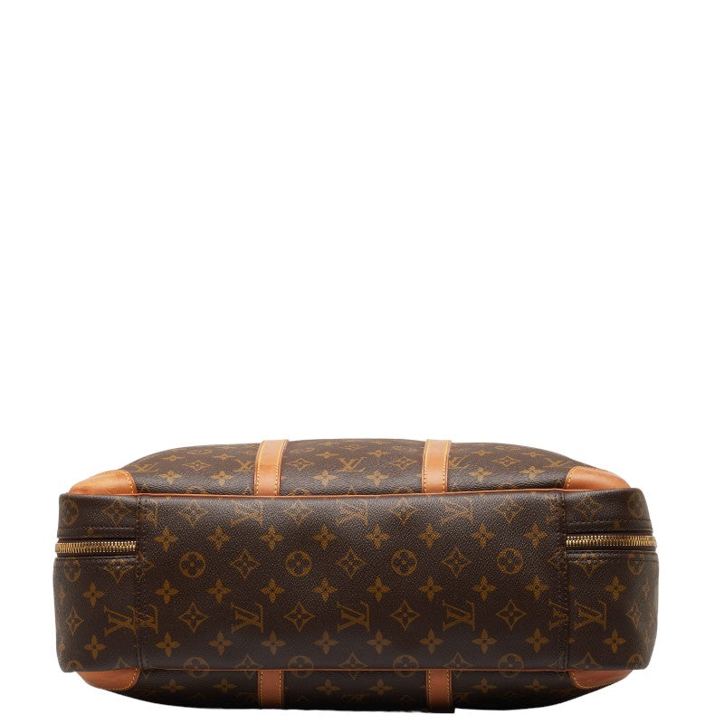 Louis Vuitton Monogram Sirius 45 Travel Bag Boston Bag M41408 Brown PVC Leather  Louis Vuitton