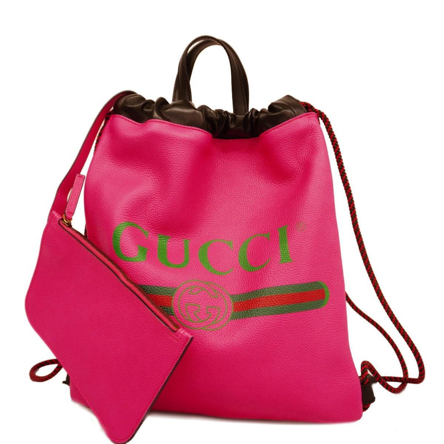 Luxury Gucci Trending 2025  Leather Backpack Bag ()