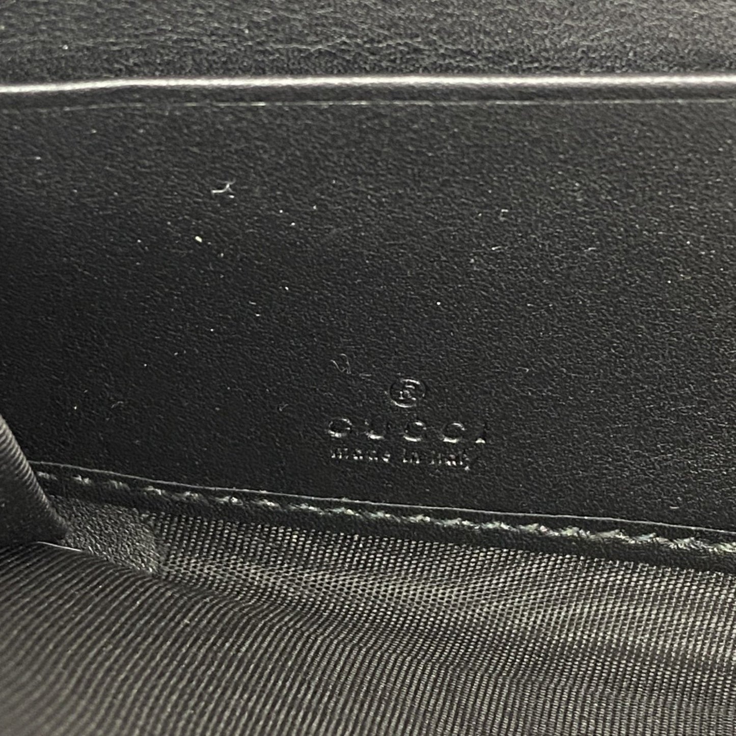 Gucci  Leather Long Wallet (Bi-Fold)