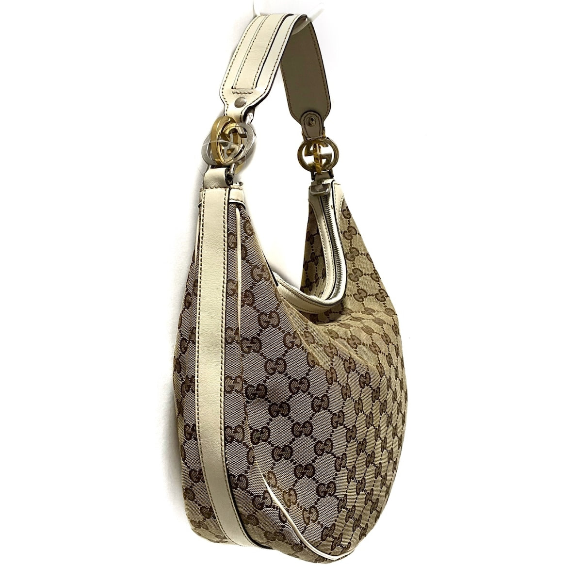 Luxury Gucci Trending 2025 Gg Twins  Canvas Shoulder Bag ()