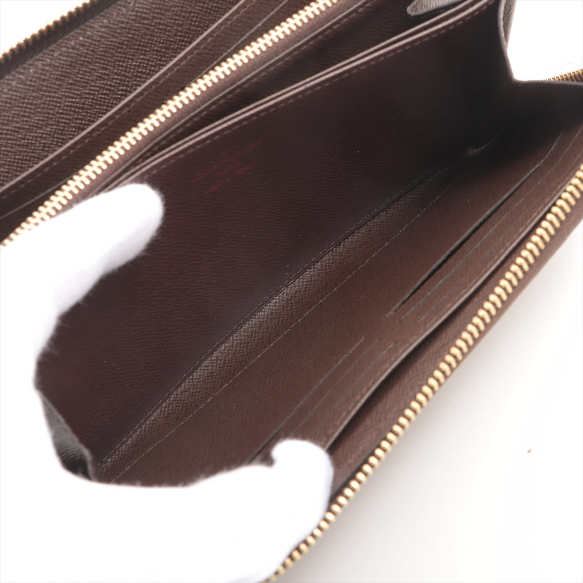 Louis Vuitton Damier Zippie Wallet N41661 Brown Round Zip Wallet