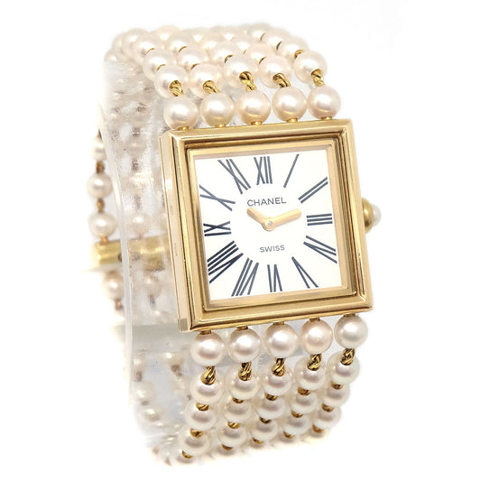 Luxury Chanel 1989 Pearl Mademoiselle Watch #M