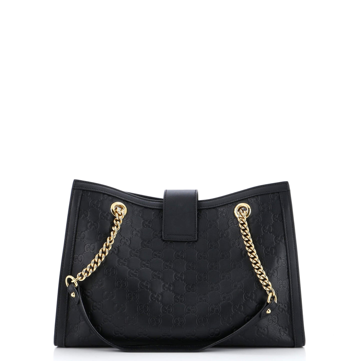 Padlock Chain Tote Guccissima Leather Medium