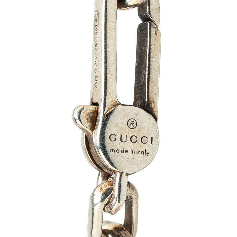Gucci Interlocking G Silver Necklace
