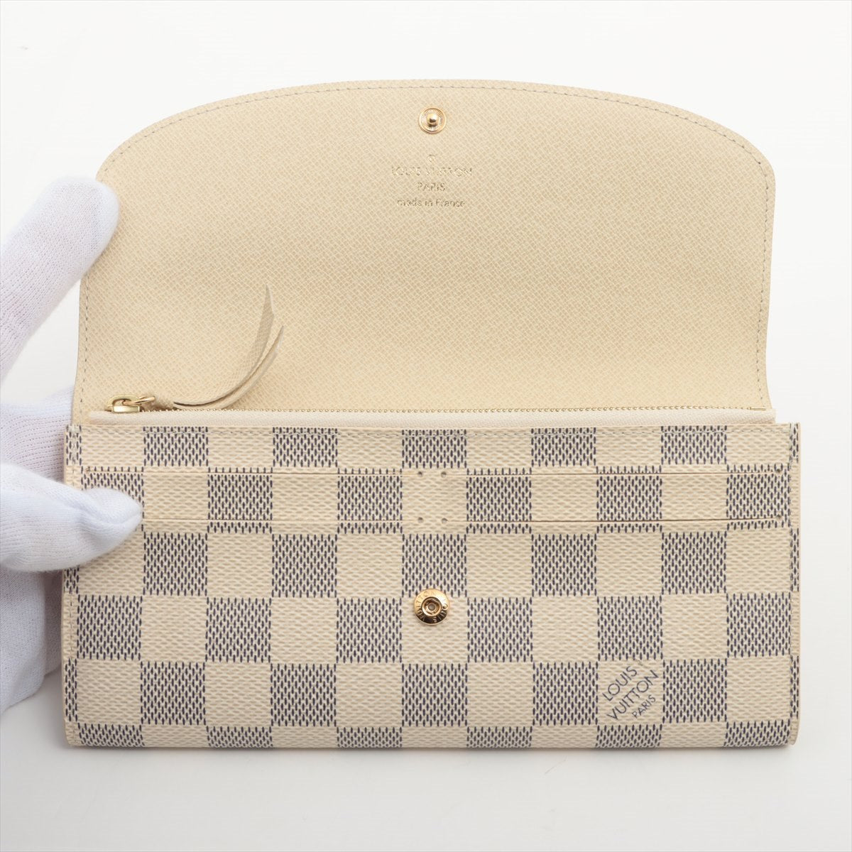 Louis Vuitton Damié Azur Portfolio Emily N63546 White