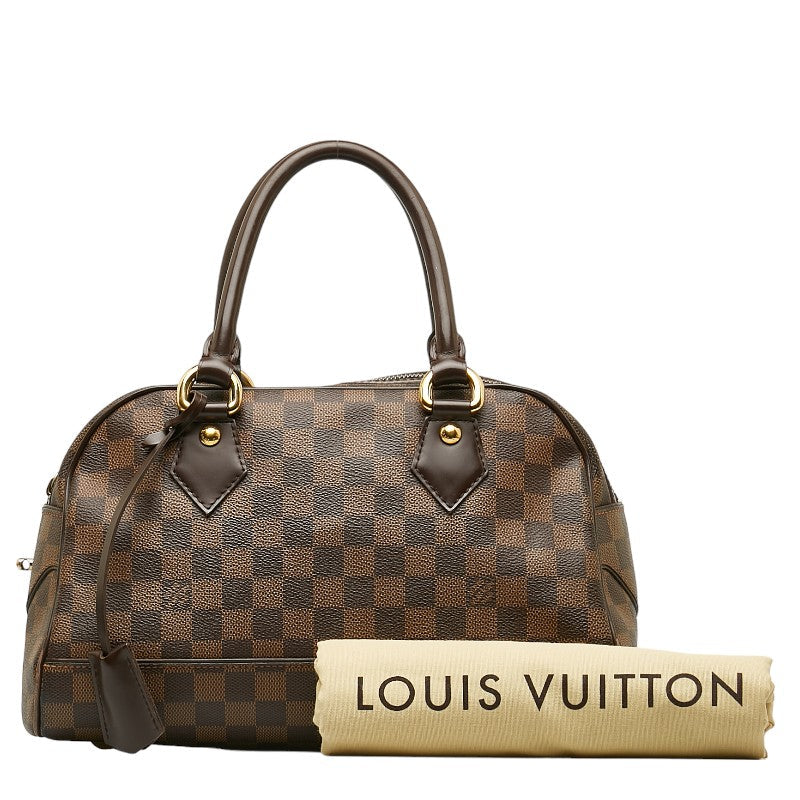 Louis Vuitton Duomo Handbag N60008 Eve Brown PVC Leather  Louis Vuitton