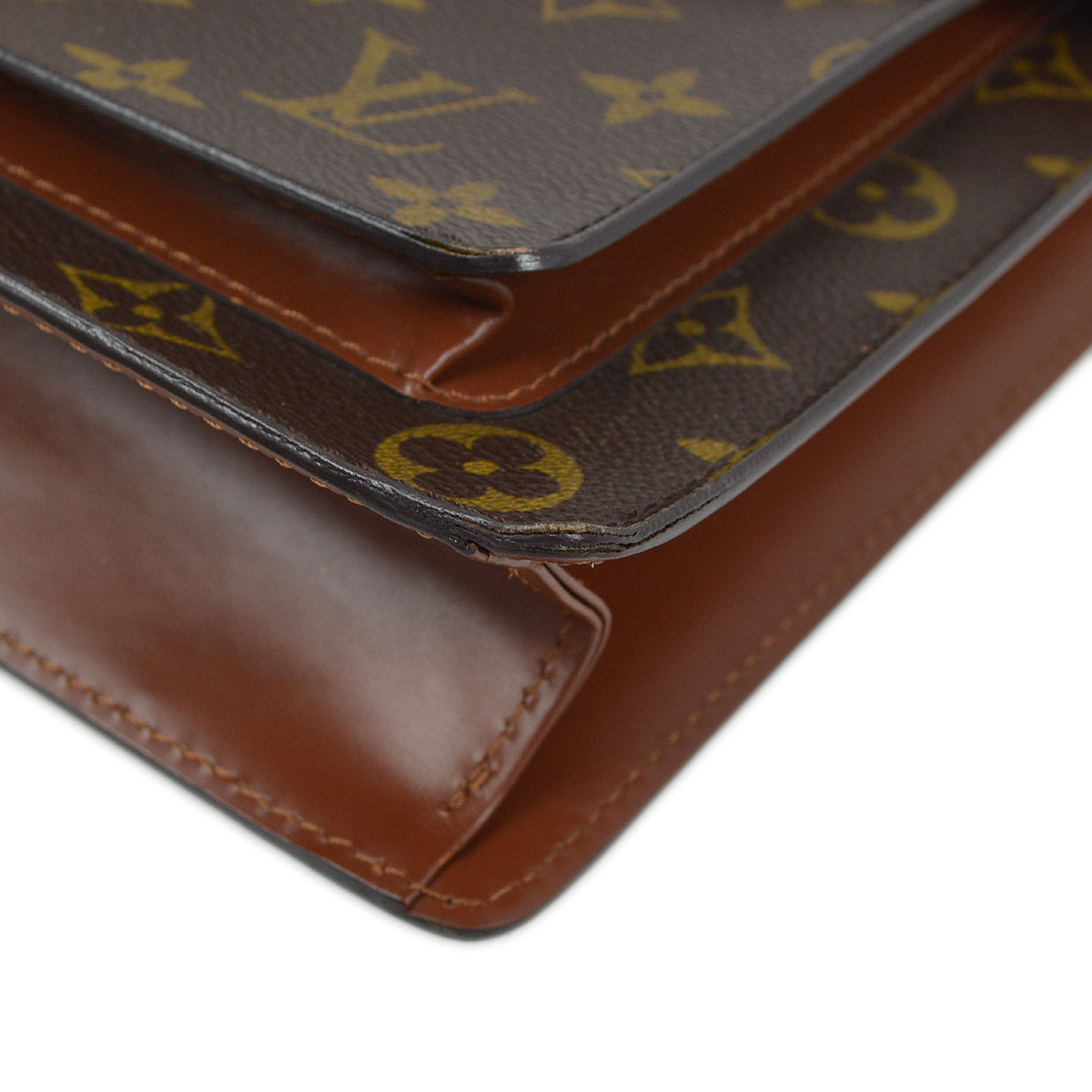 Louis Vuitton Monogram Monceau 28 2way Shoulder Handbag M51185