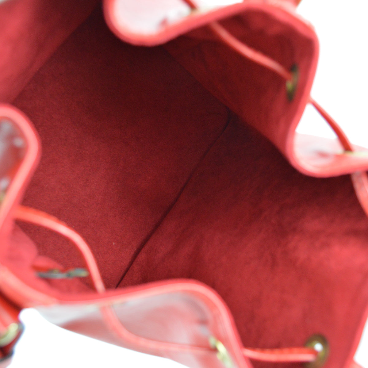 Louis Vuitton 1996 Petite Noe Red Epi M44107