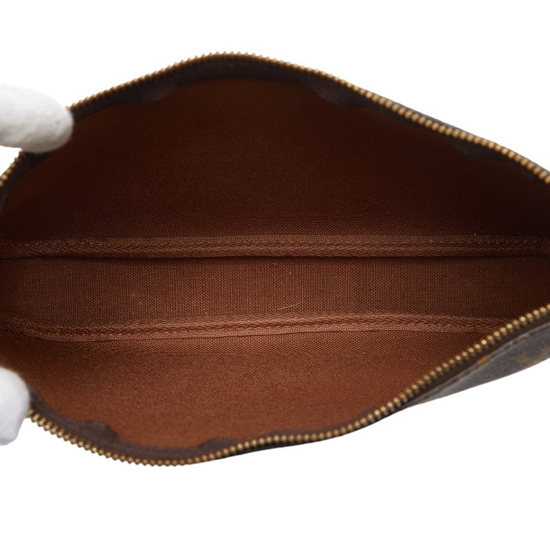 Louis Vuitton Monogram Pochette Accessories Handbag Accessories Pochette M40712 Brown PVC Leather  Louis Vuitton